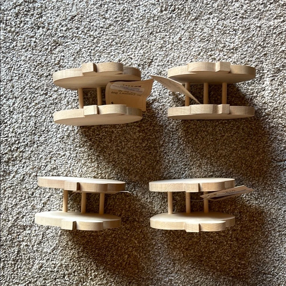 Wooden Apple Napkin Holder